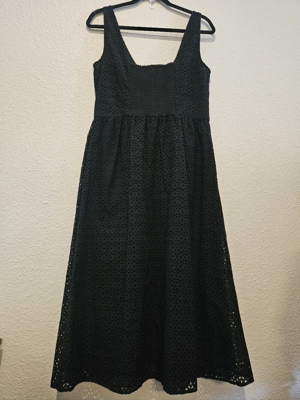 NWT J Crew Button Front Eyelet Maxi Dress Size 6